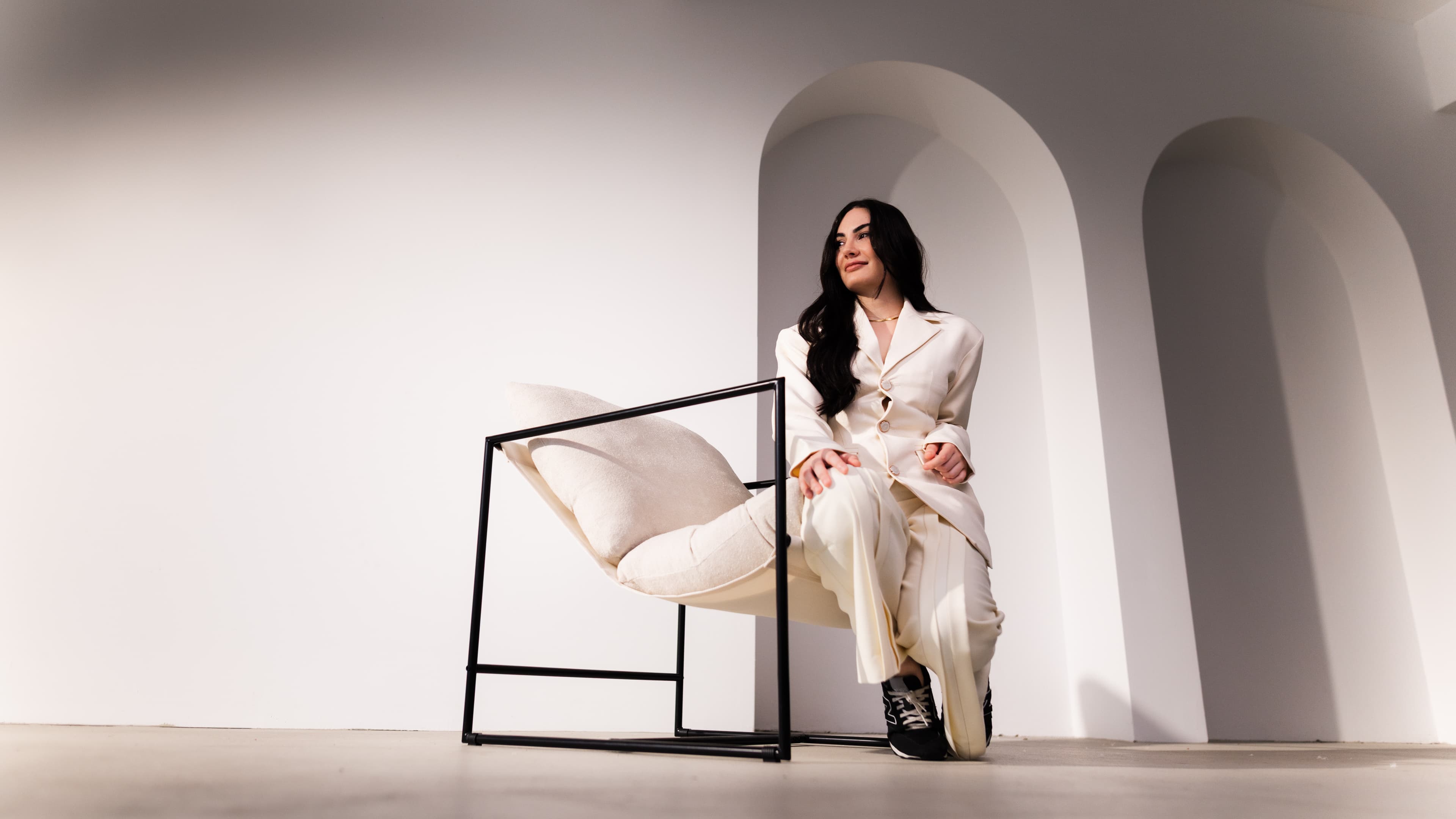 Dr Aya Najmaldeen production photography — personal brand identity and thought leadership by Mude creative agency