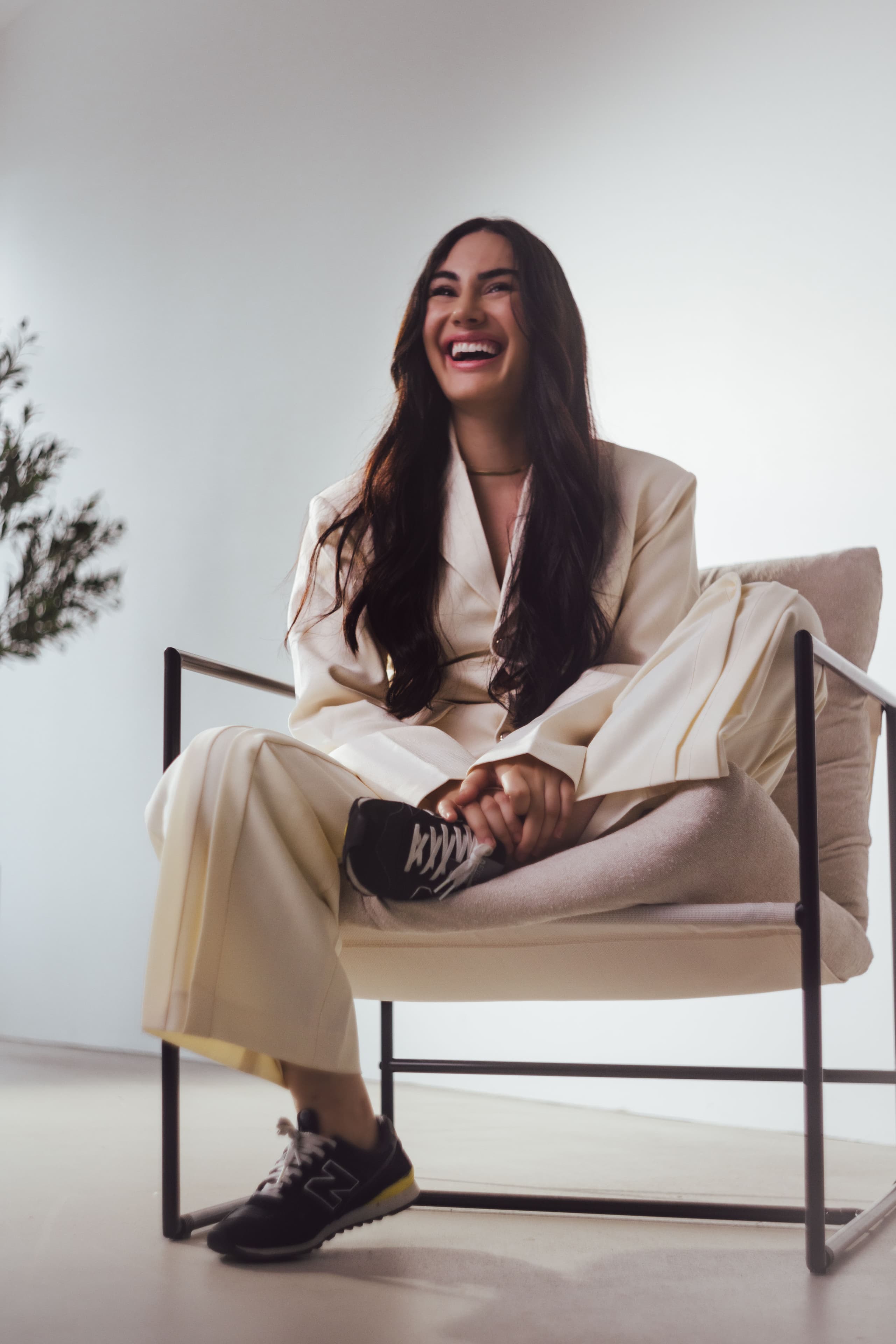Dr Aya Najmaldeen production photography — personal brand identity and thought leadership by Mude creative agency